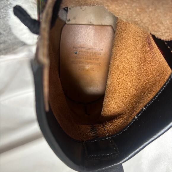 Rare Dr Doc Martens Tie Dye Combat Boot 90s Vintage Original England US 8.5 UK 6 - Picture 5 of 16